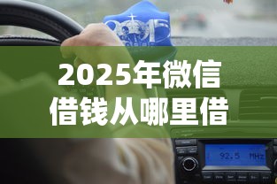 2025年微信借钱从哪里借？看看这5个17岁借钱平台