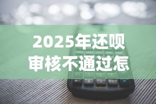 2025年还呗审核不通过怎么办，推荐5个19岁贷款容易过审批的app