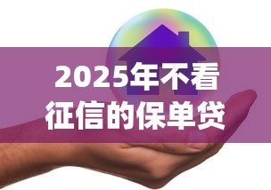 2025年不看征信的保单贷app，试试这五个借钱好的平台