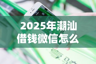 2025年潮汕借钱微信怎么借钱，分享5个不查征信的贷款平台