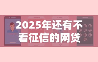 2025年还有不看征信的网贷吗安全吗可靠吗，分享五个网贷平台借钱不上征信记录的