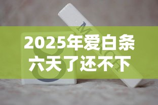 2025年爱白条六天了还不下款：整理五个公积金快速贷款平台