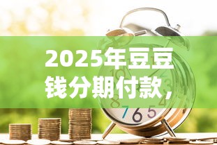 2025年豆豆钱分期付款，梳理5个最新黑口子秒过的