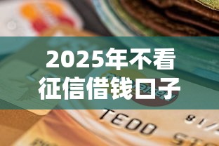 2025年不看征信借钱口子：罗列五个平台贷款容易
