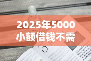 2025年5000小额借钱不需要征信的平台有哪些？看看这五个不算查询征信次数的平台