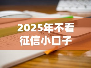 2025年不看征信小口子：分享五个对征信宽松的网贷平台