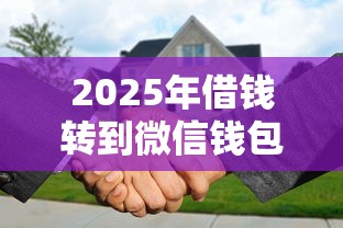 2025年借钱转到微信钱包可以吗？罗列5个全部秒拒还有啥口子