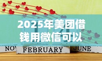 2025年美团借钱用微信可以还吗：整理5个平台贷款好通过