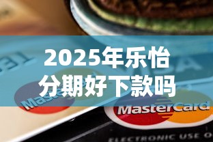 2025年乐怡分期好下款吗，试试这5个有信用卡就可以贷款的平台
