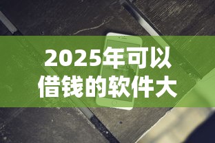 2025年可以借钱的软件大全？公布5个轻松借款无征信记录的软件