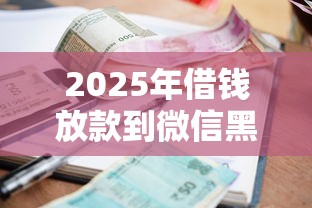 2025年借钱放款到微信黑户：推荐五个快速小额贷款平台