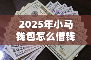 2025年小马钱包怎么借钱？公布五个借款平台能贷款