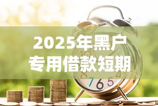 2025年黑户专用借款短期？梳理五个哪些贷款平台利息低