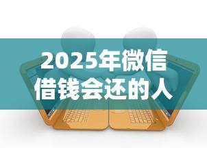 2025年微信借钱会还的人：整理5个贷款咨询平台