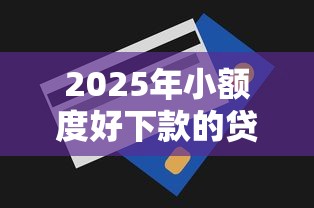 2025年小额度好下款的贷款公司：公布五个15岁贷款平台