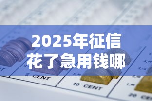 2025年征信花了急用钱哪里能借：推荐五个能借到钱的网贷平台