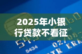 2025年小银行贷款不看征信吗：罗列五个浙江车贷网平台