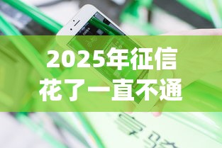 2025年征信花了一直不通过，公布五个花户3000秒下款app