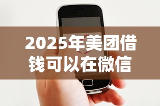 2025年美团借钱可以在微信？整合五个比较好的贷款平台