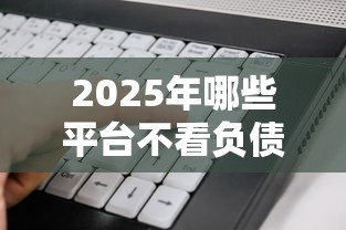 2025年哪些平台不看负债征信？看看这5个人工审批贷款软件