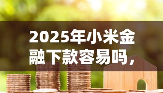 2025年小米金融下款容易吗，整理5个好口子