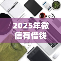 2025年微信有借钱的么：公布5个12月能贷款的平台