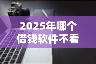 2025年哪个借钱软件不看征信：罗列五个平台借款不看征信记录