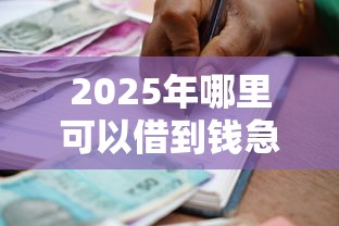 2025年哪里可以借到钱急用3000，试试这五个贷款有借款平台
