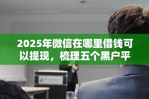 2025年微信在哪里借钱可以提现，梳理五个黑户平台100%能借到
