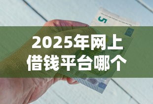 2025年网上借钱平台哪个好下款？推荐五个急需用钱征信都黑了大数据分不足有没有平台能借