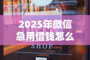 2025年微信急用借钱怎么还不了：梳理5个秒批无面签贷款平台