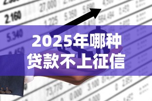 2025年哪种贷款不上征信？推荐五个平台比较好贷款