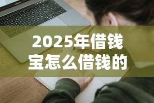 2025年借钱宝怎么借钱的，整合五个私人网贷平台
