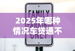 2025年哪种情况车贷通不过：整合5个网贷监管平台