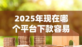 2025年现在哪个平台下款容易通过，罗列五个保单贷款平台