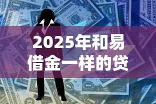 2025年和易借金一样的贷款软件？罗列五个黑户可以在平台上借到钱