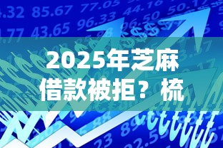2025年芝麻借款被拒？梳理五个怎么举报贷款平台