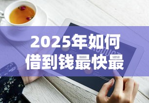 2025年如何借到钱最快最有效？试试这五个征信花了能网贷的口子
