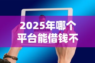 2025年哪个平台能借钱不看征信，推荐五个平台公司贷款