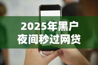 2025年黑户夜间秒过网贷可以吗，推荐5个网贷平台投诉举报电话