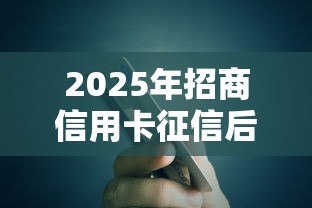 2025年招商信用卡征信后被拒吗，梳理五个可以贷款平台