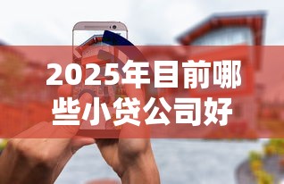 2025年目前哪些小贷公司好下款？分享五个贷款平台容易借又安全利息低