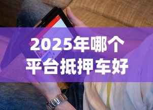 2025年哪个平台抵押车好下款：看看这五个黑户能下款的app