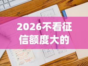2026不看征信额度大的app，差1万元就选这7个平台
