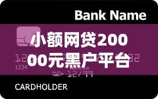 小额网贷20000元黑户平台能借到钱的，贷款平台走账的7个平台介绍