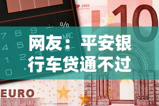 网友：平安银行车贷通不过？求介绍几款和拍拍贷一样容易借钱的平台