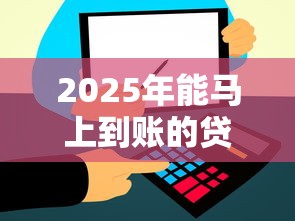 2025年能马上到账的贷款软件，公布5个小微企业贷款平台