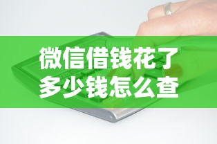 微信借钱花了多少钱怎么查能借到钱吗？1000元无门槛借款7个平台推荐