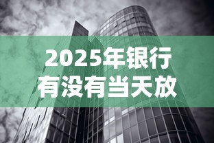 2025年银行有没有当天放款的贷款，整理5个无视黑白100%秒下网贷