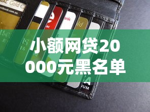 小额网贷20000元黑名单可以贷款的平台，平安信用卡被拒卡的7个平台介绍